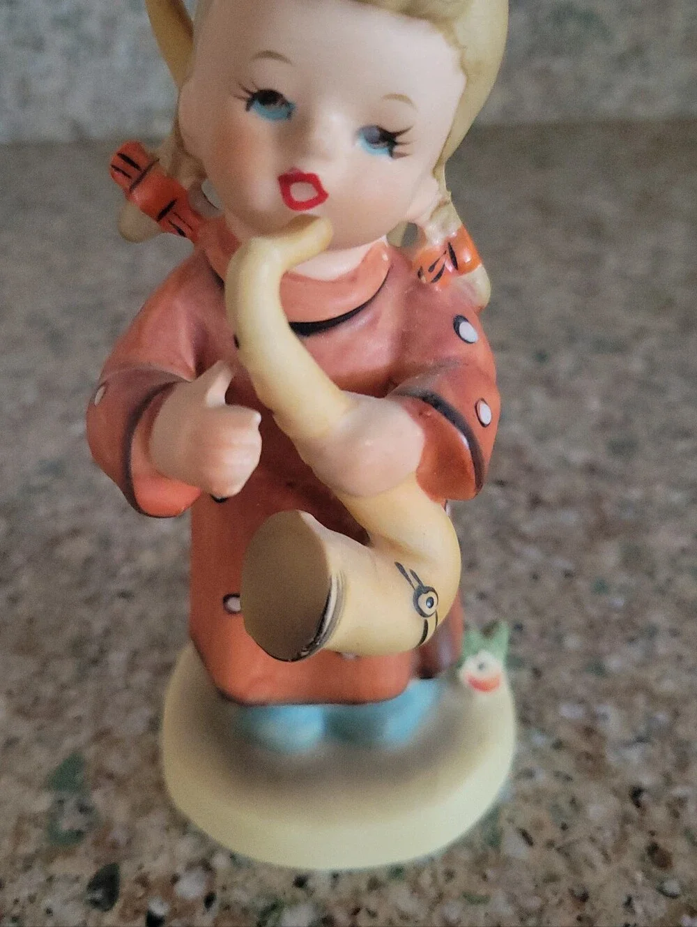 Vintage Angel With Saxophone By Nanco Japan